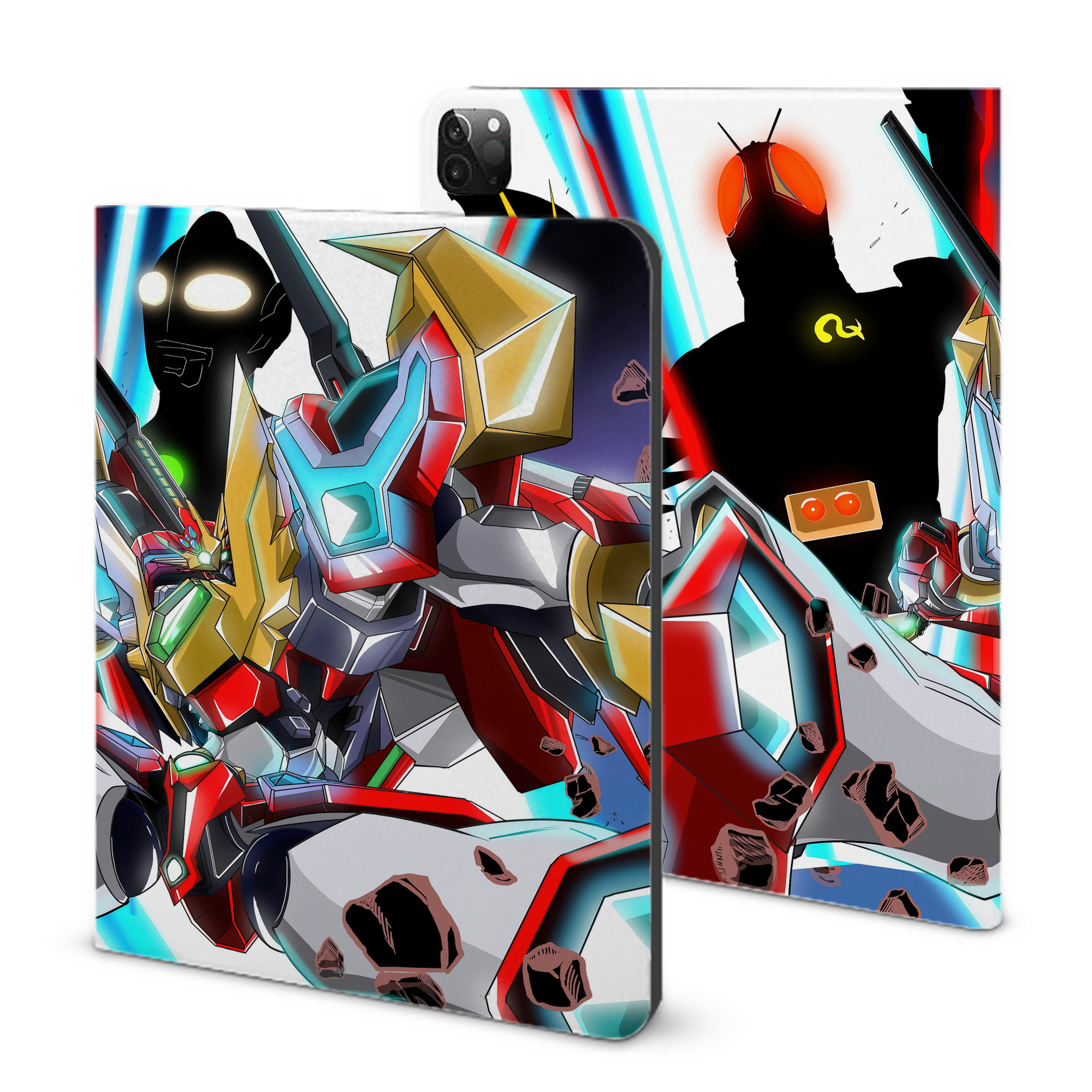 （画像用） ウルトラマン Ultraman IPadケース ペンホルダー付き ブックスタイルデザイン